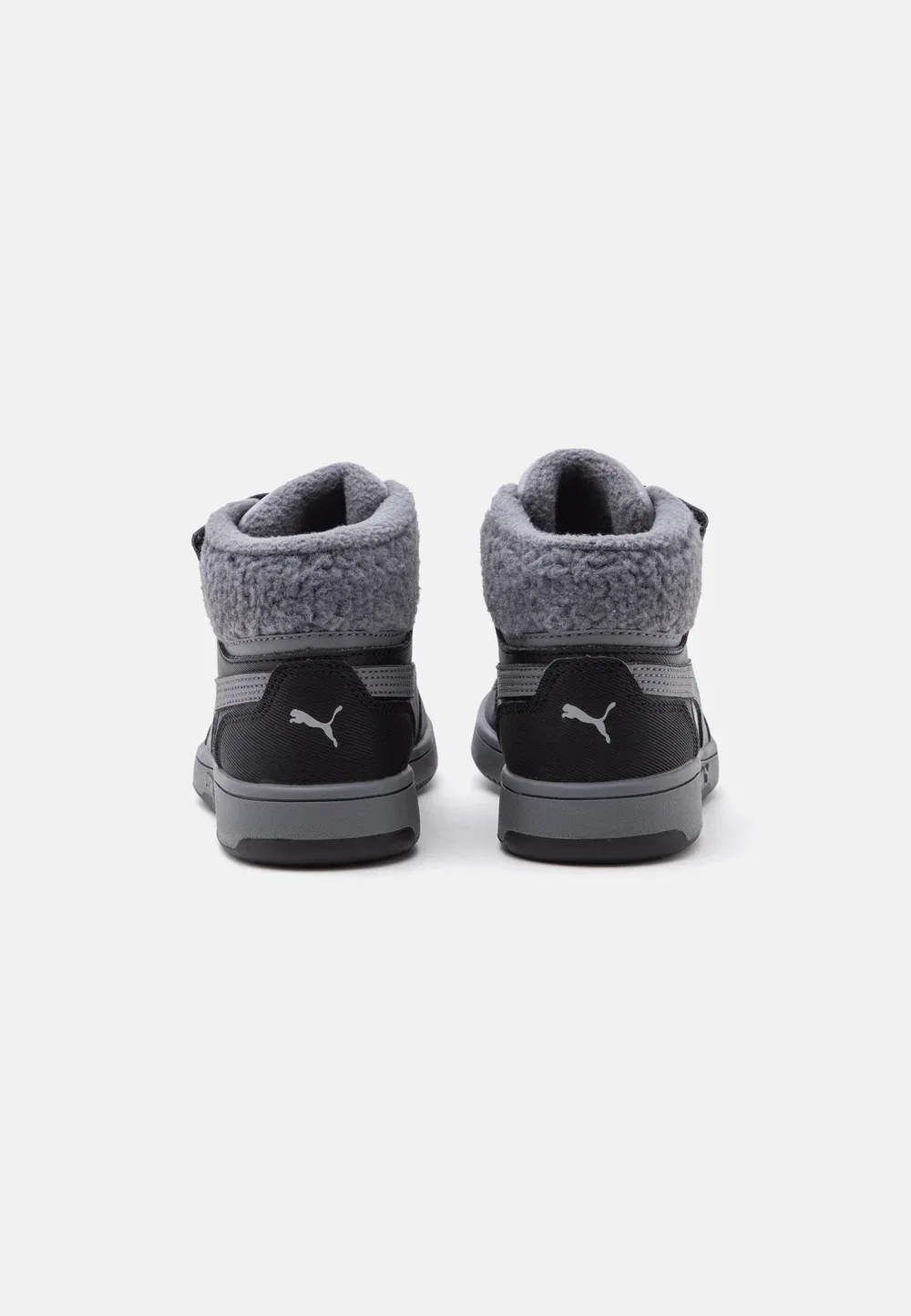 Rebound slam mid cozy unisex - высокие кроссовки Puma, Gray Echo/Slate Sky/Black — фото 3