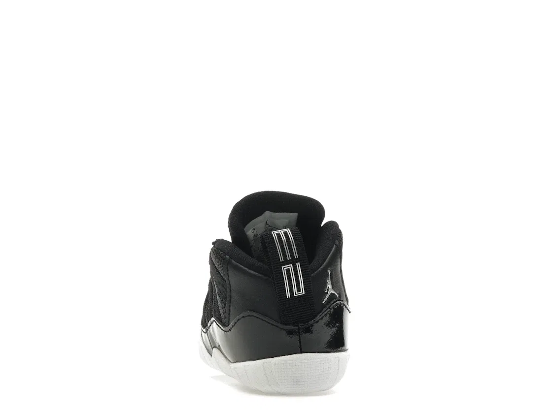Детские кроссовки с высоким верхом Jordan 11 Retro Crib Bootie Jubilee 25th Anniversary Jordan, Black/Multi-Color-White-Multi-Color — фото 4