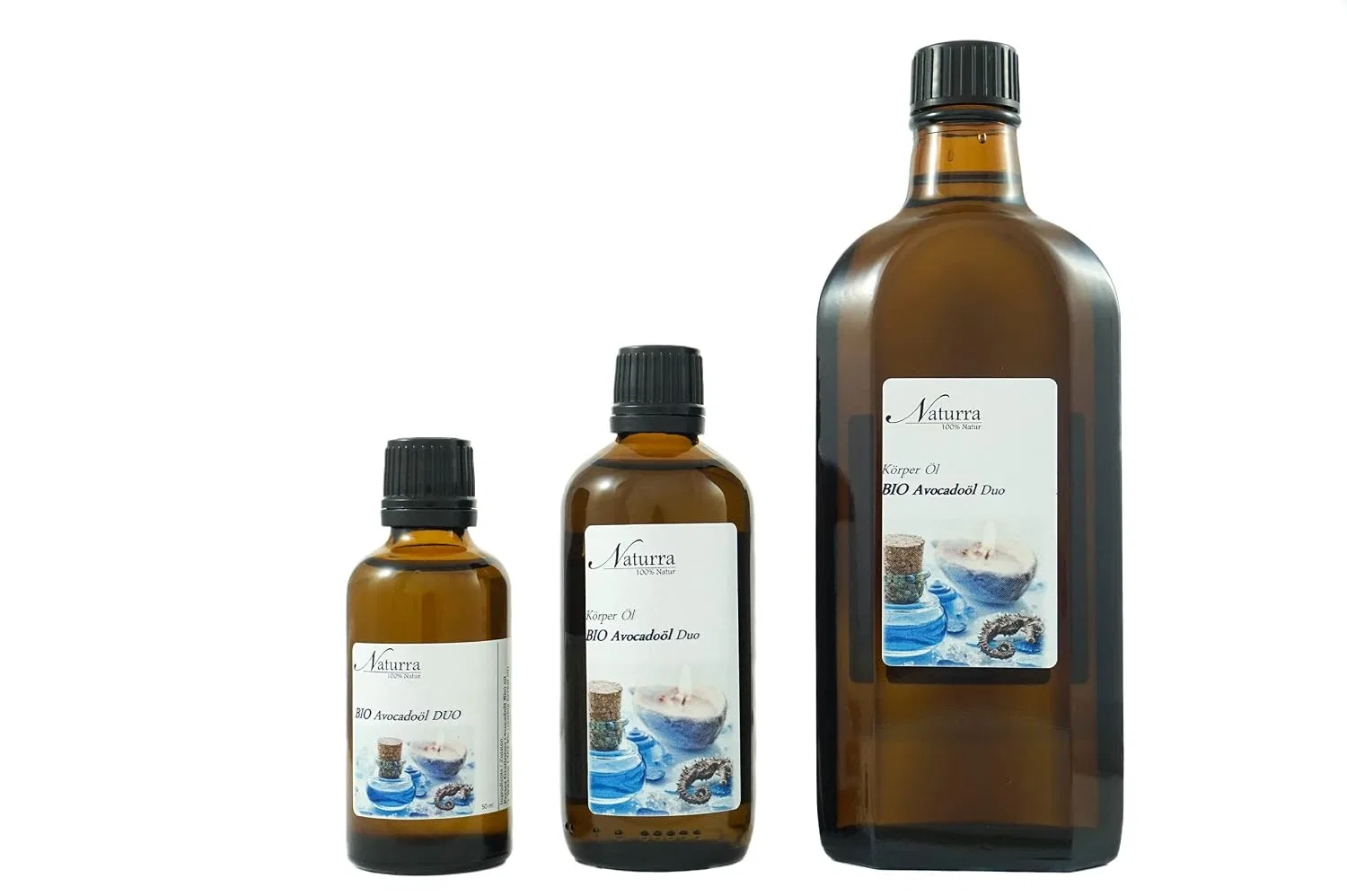 Набор органических масел для тела, Avocado Oil Duo, Naturra, 50 мл, с маслом граната — фото 3