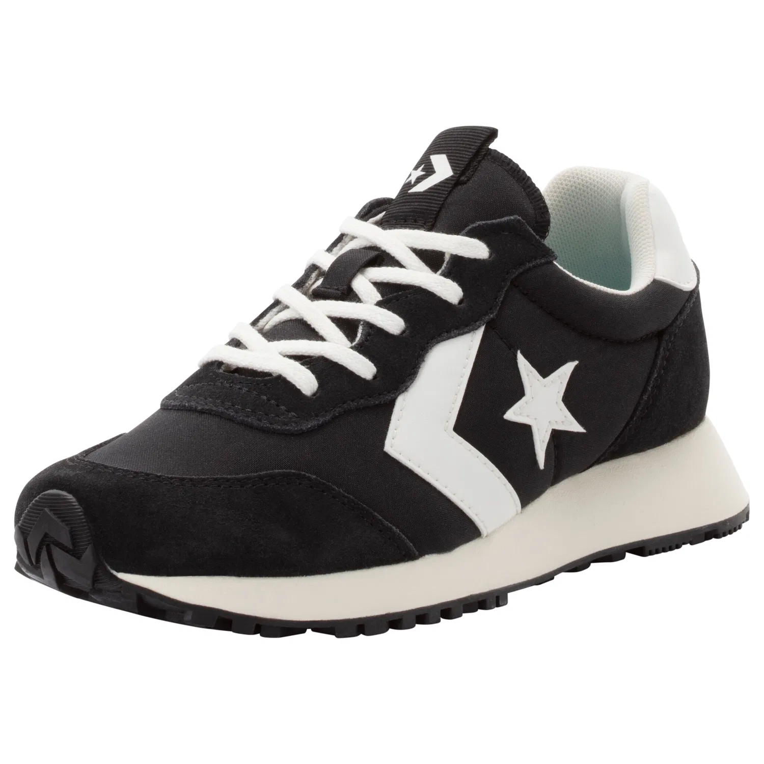 Детские кеды с завязками Converse, Black/Vintage White/Egret