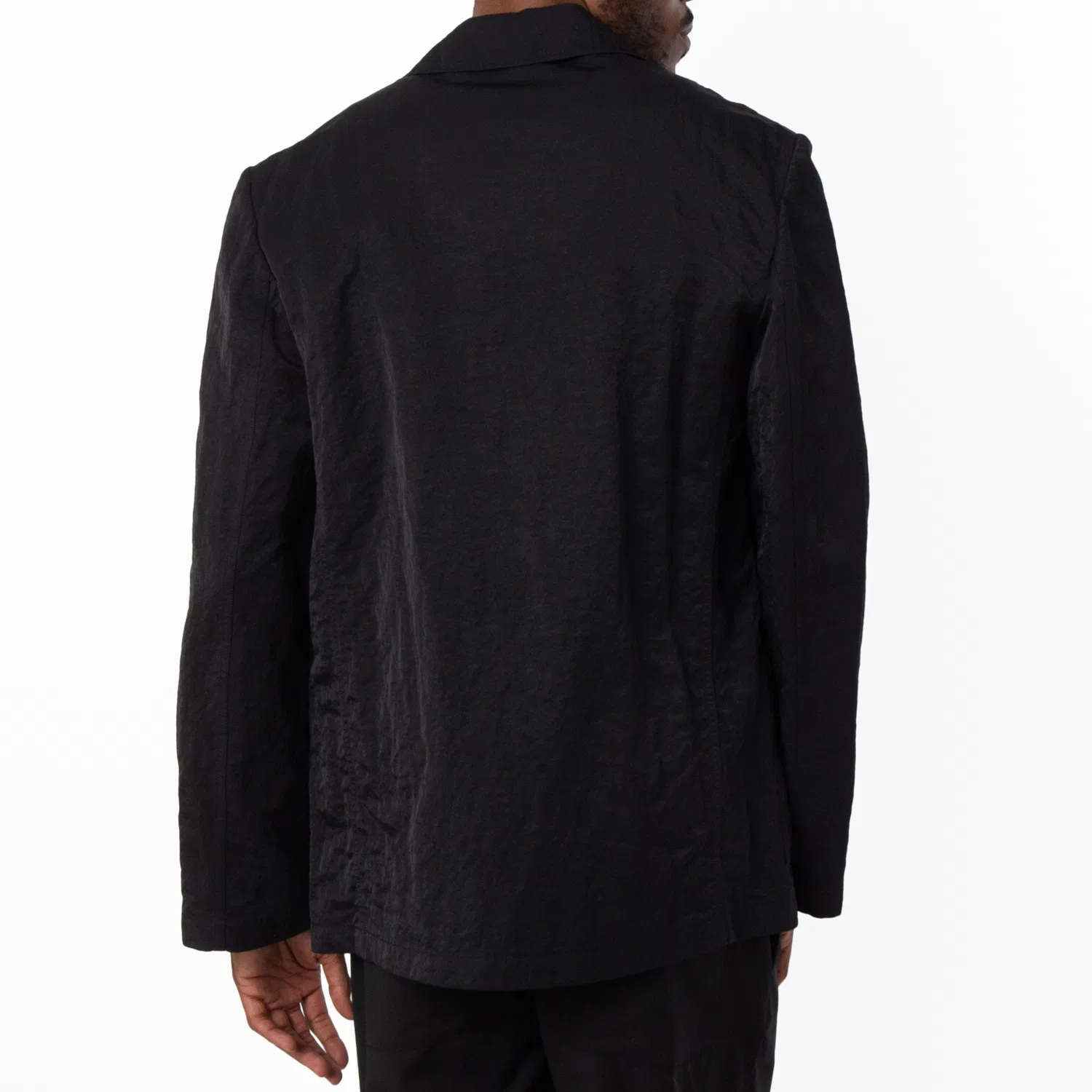 Пиджак удлиненный из нейлона Nylon Tailored Blazer Jacket Burberry, Black — фото 2