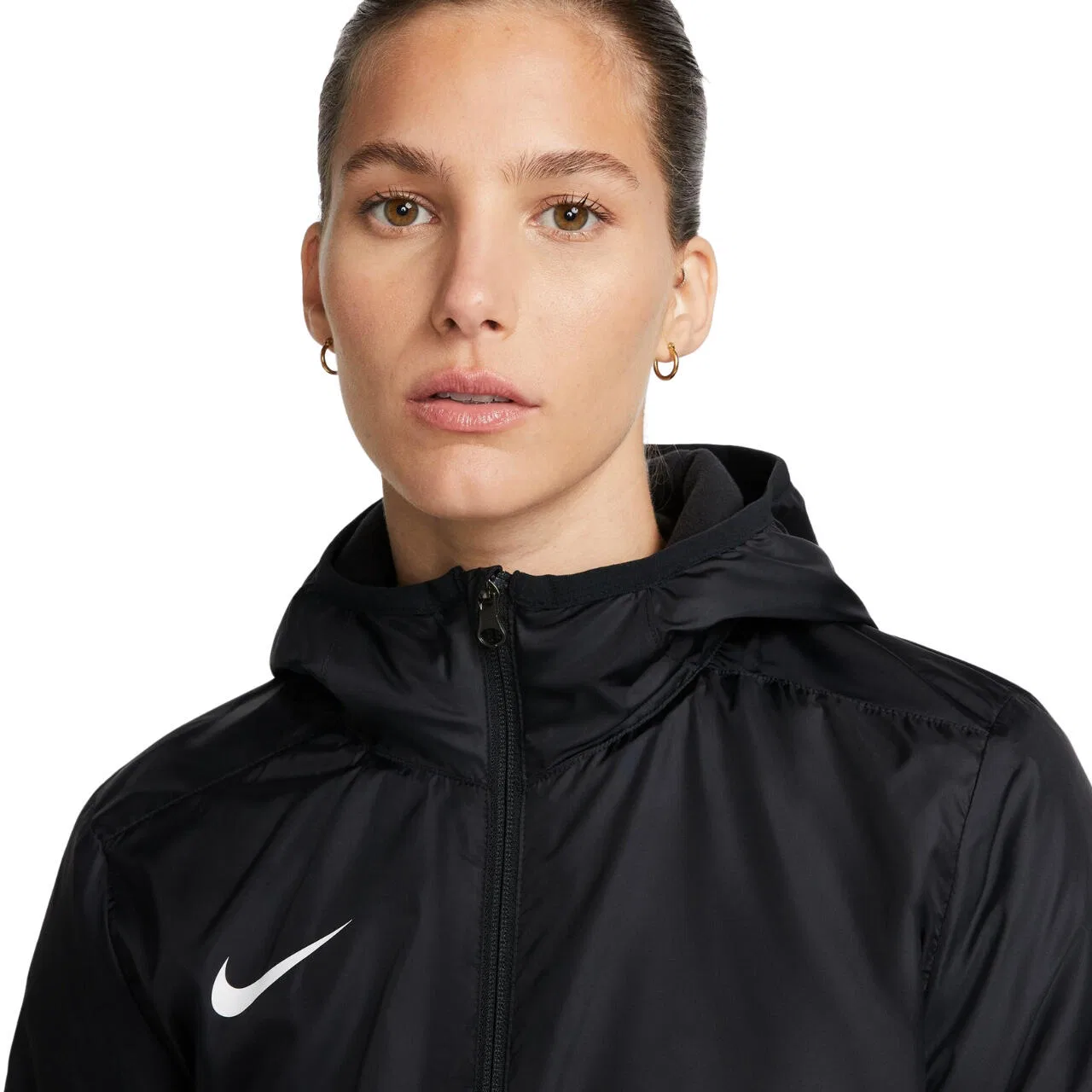Женская ветрозащитная куртка Nike Repel Park 20, Schwarz — фото 3