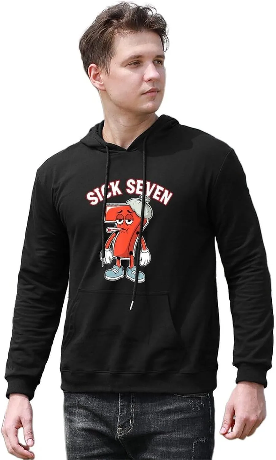 Толстовка Sick Seven 67 Meme Six Seven с карманом — фото 2