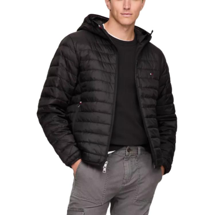 

Tommy Hilfiger Пуховик мужской черный, Black