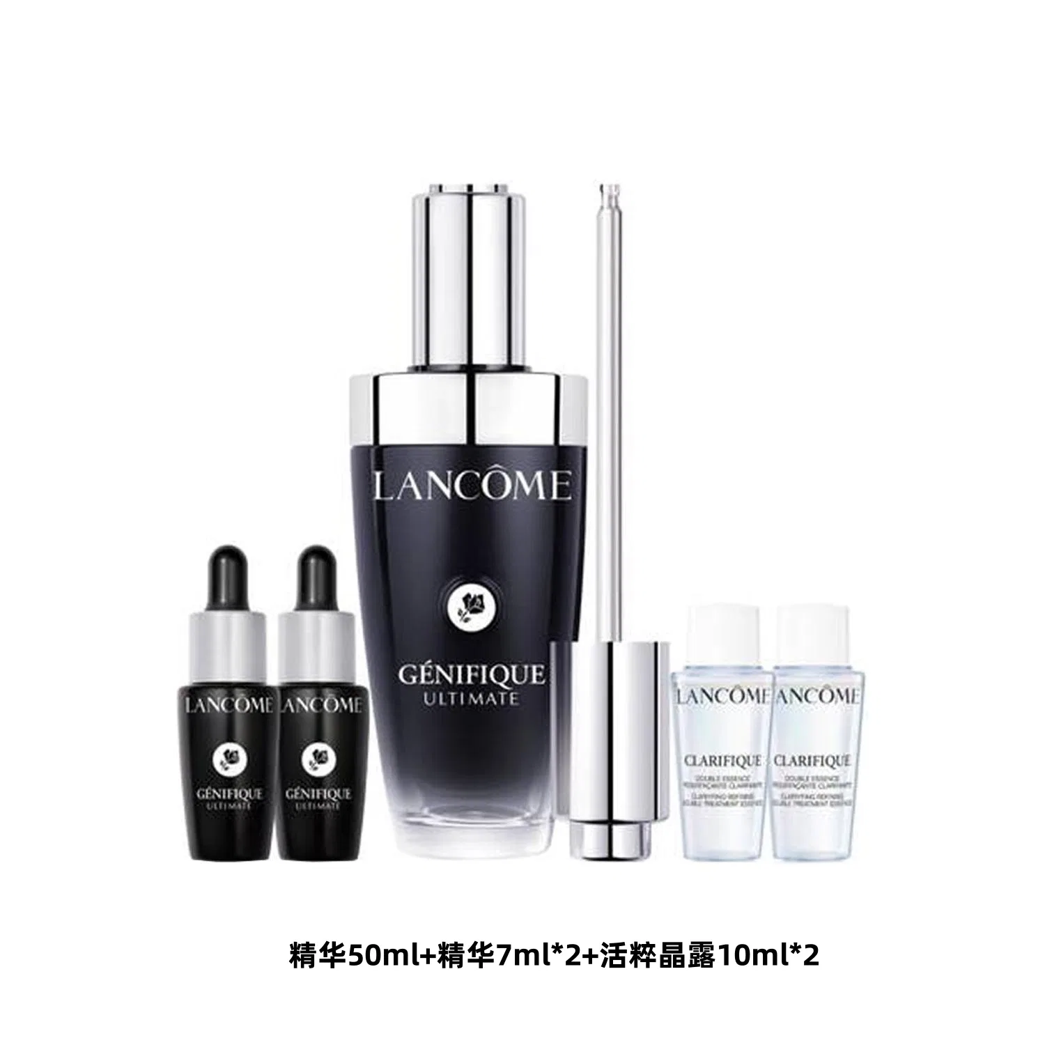Сыворотка для лица с эффектом восстановления, набор 50мл+7мл*2+10мл*2, LANCOME, Black — фото 2