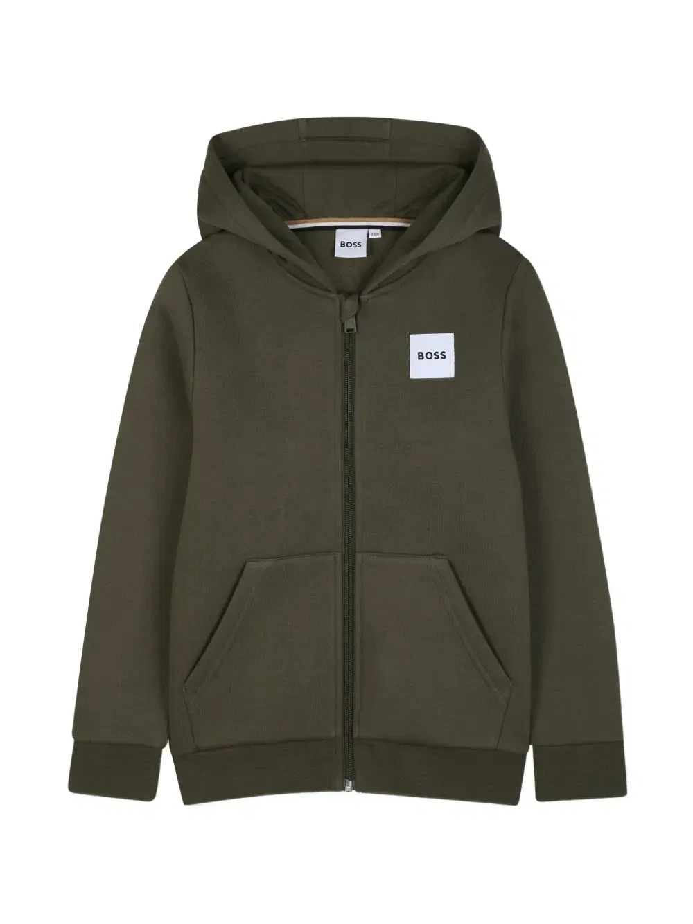 Спортивный костюм с нашивкой-логотипом Boss Kidswear, зеленый — фото 3