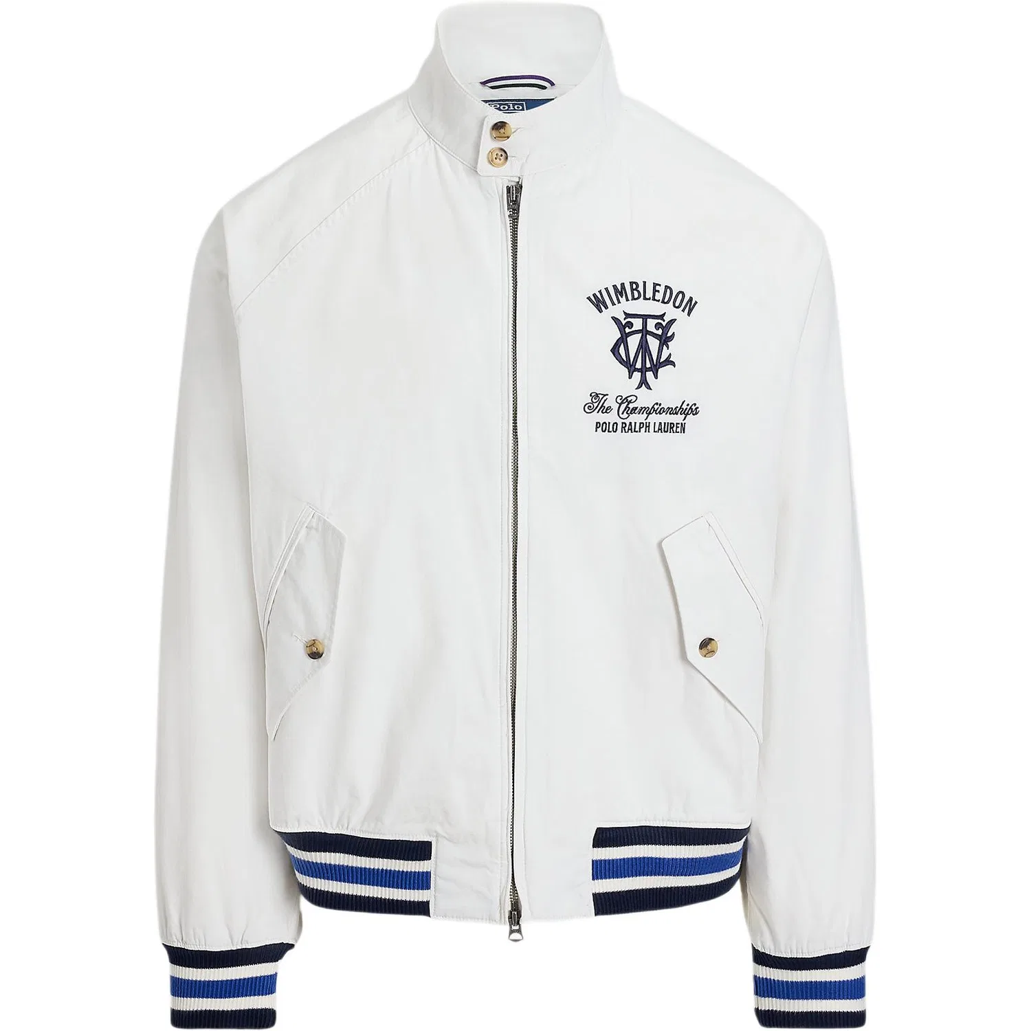 Женская куртка с воротником-стойкой Polo Ralph Lauren, White