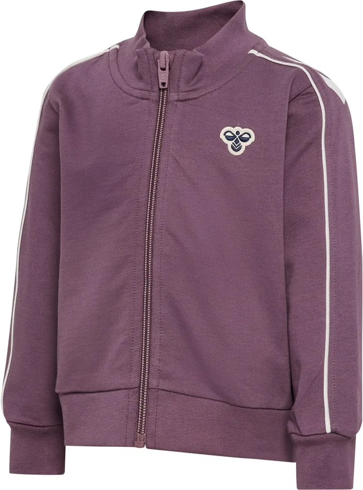 Спортивный костюм детский с логотипом Hmlmini CO Reg Track Suit Hummel, розовый — фото 2