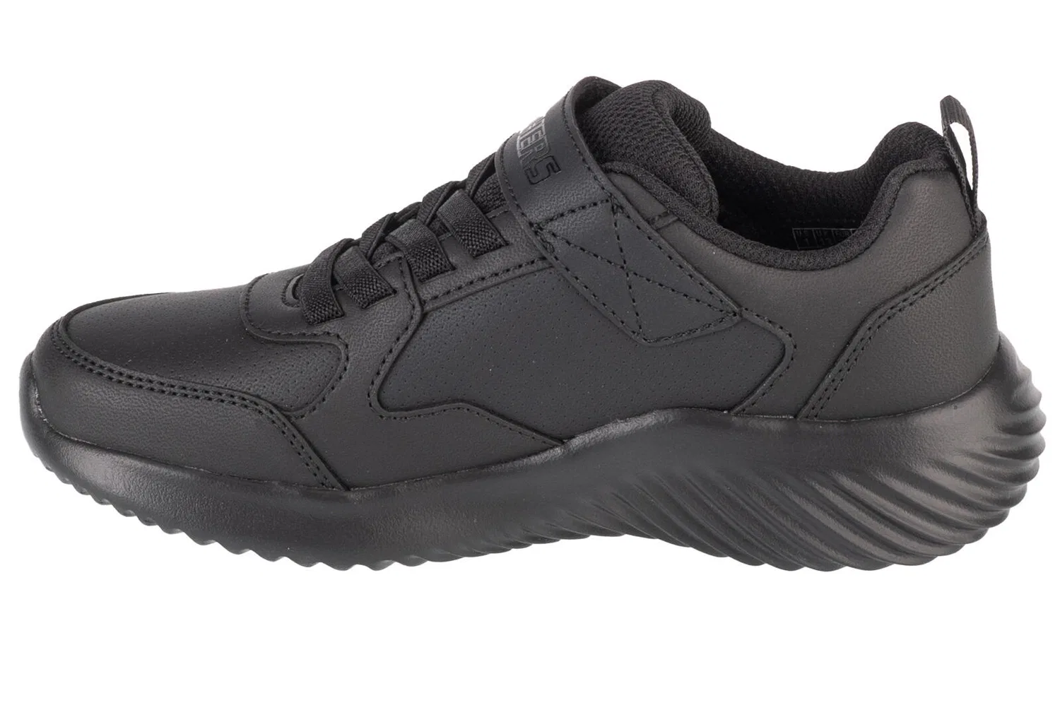 Детские кроссовки для мальчиков с технологией Memory Foam Bounder - Power Study Skechers, Schwarz — фото 2