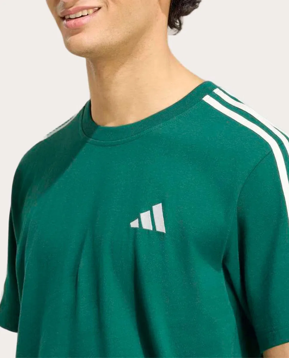 Мужская футболка, Essentials, adidas, зеленый — фото 4