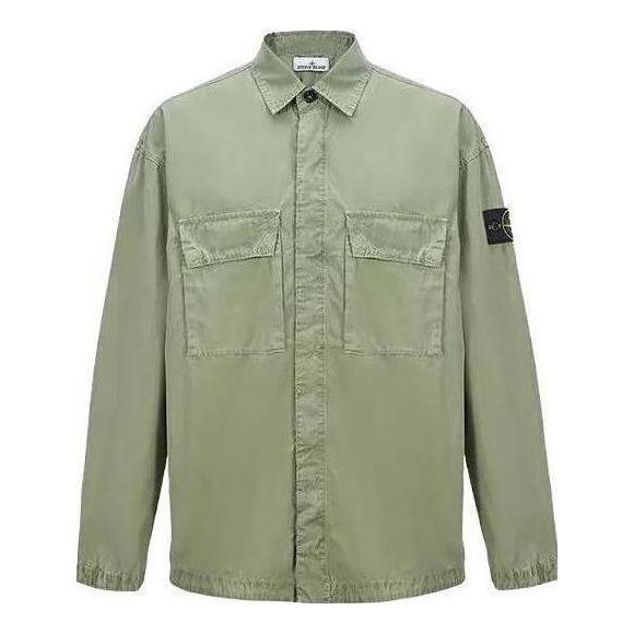 

Рубашка old treatment shirt 'green' Stone Island, зеленый