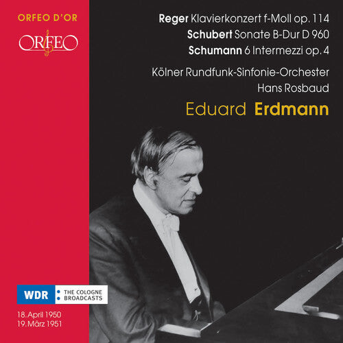 

CD диск Reger / Schubert / Schumann / Erdmann: Concerto for Piano & Orchestra