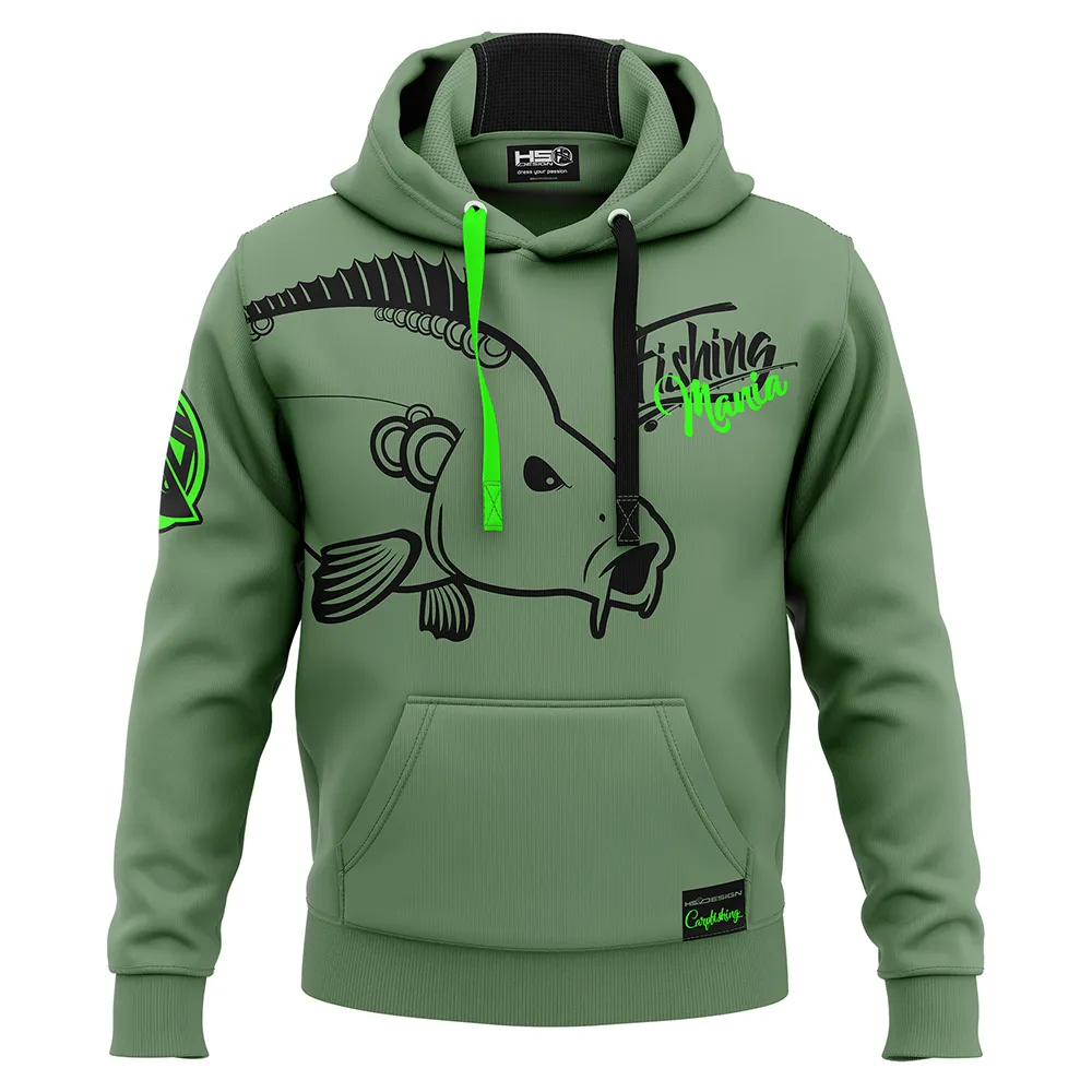 

Худи Hotspot Design Carpfishing Mania, зеленый