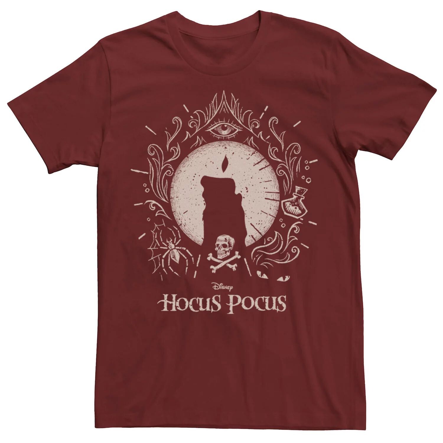 

Мужская футболка Hocus Pocus Black Flame Silhouette Licensed Character