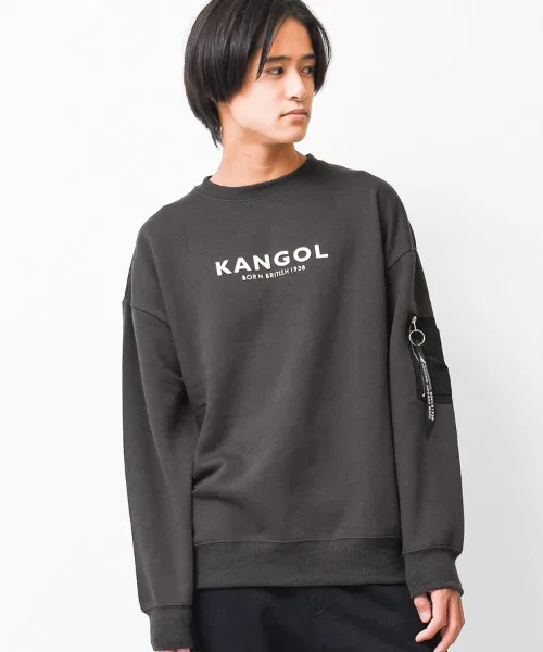 Толстовка KANGOL Special Edition с начесом и карманами на рукавах из флиса