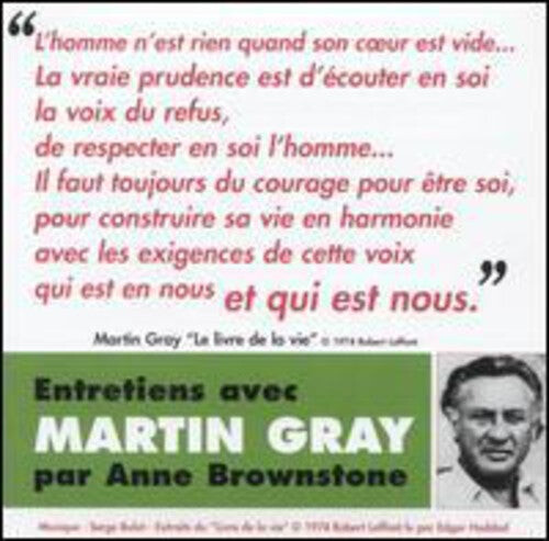 

CD диск Gray, Martin: Entretiens Avec Martin Gray Par Anne Brownstone