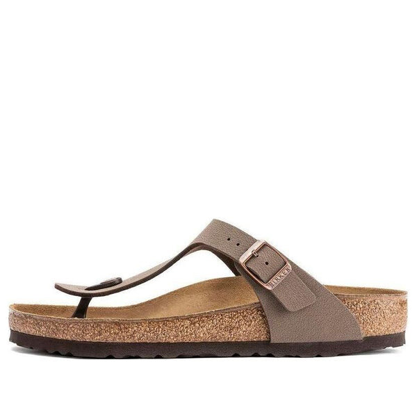 

Тапочки gizeh birkibuc sandals 'mocha' Birkenstock, коричневый