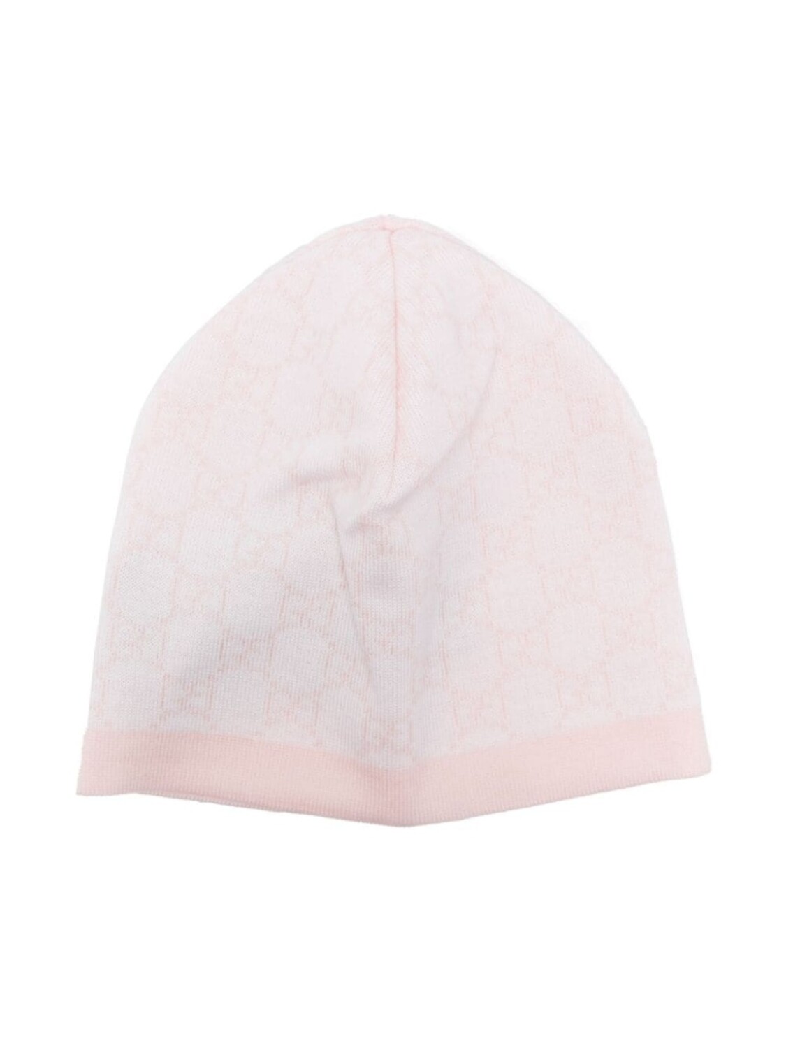 

Gucci Kids шерстяная шапка бини с логотипом GG, розовый