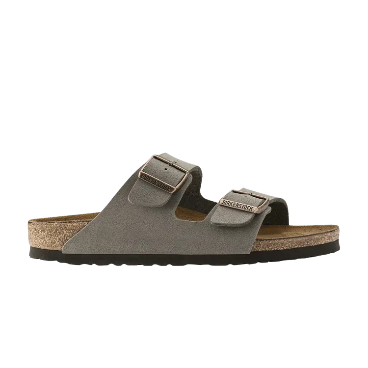 

Кроссовки Birkenstock Arizona Birkibuc Narrow Stone, серый