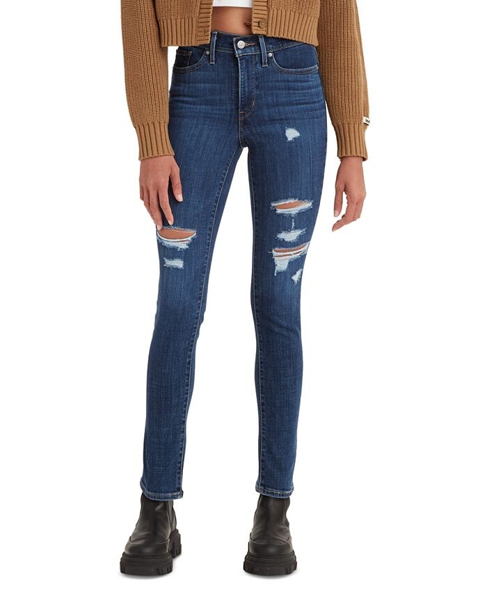 

Женские джинсы скинни со средней посадкой 311 Levi's, цвет Lapis Breakdown