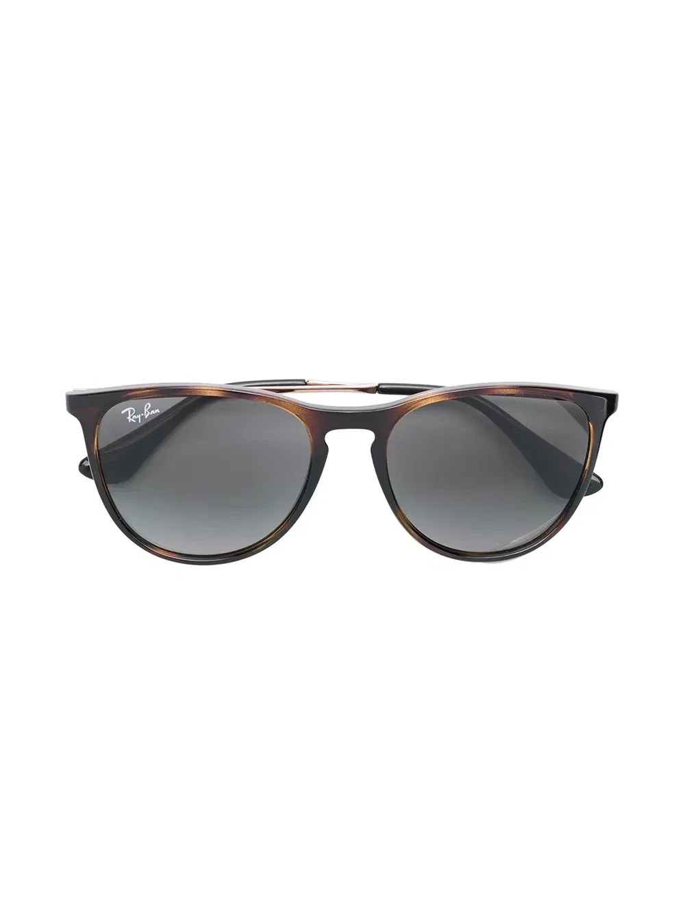 Солнцезащитные очки в квадратной оправе Ray-Ban Junior, коричневый