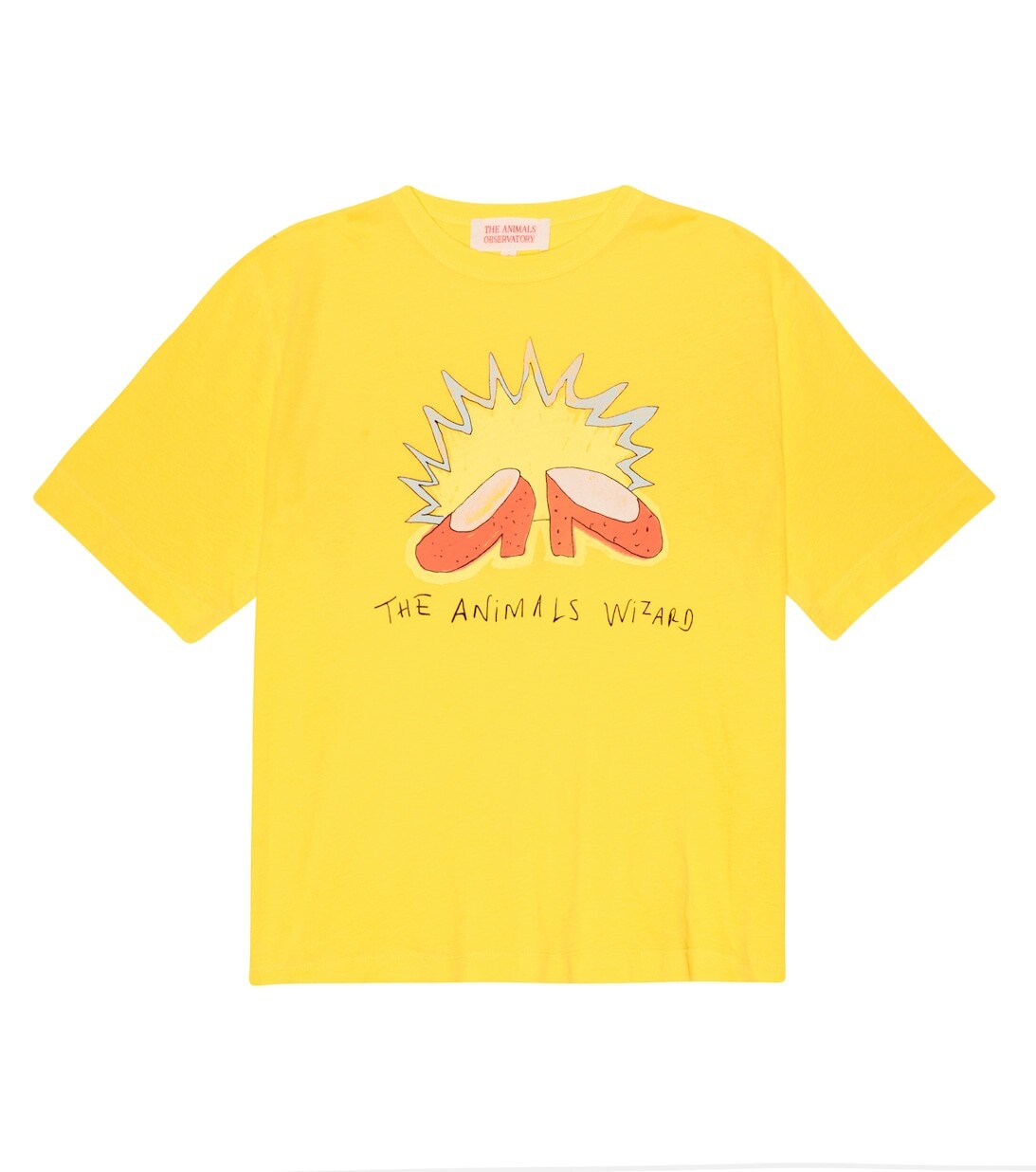 

Футболка оверсайз с принтом Rooster The Animals Observatory, желтый
