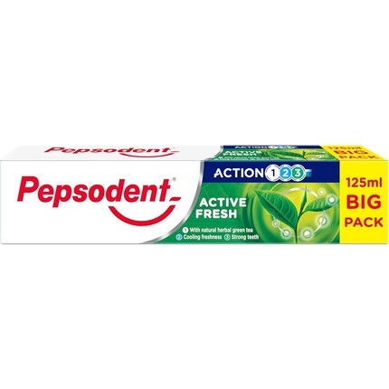 

Зубная паста 125 мл Active Fresh с натуральными травами и зеленым чаем Pepsodent
