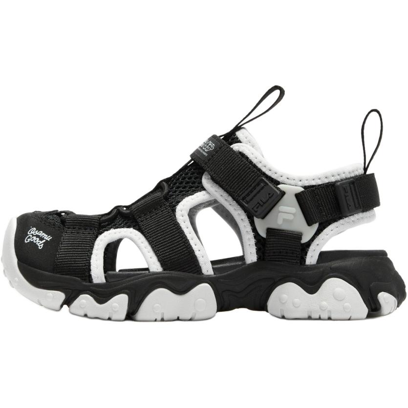 

Детские сандалии с низким верхом, устойчивые к скольжению, для детей от 3 до 7 лет FILA KIDS, черный