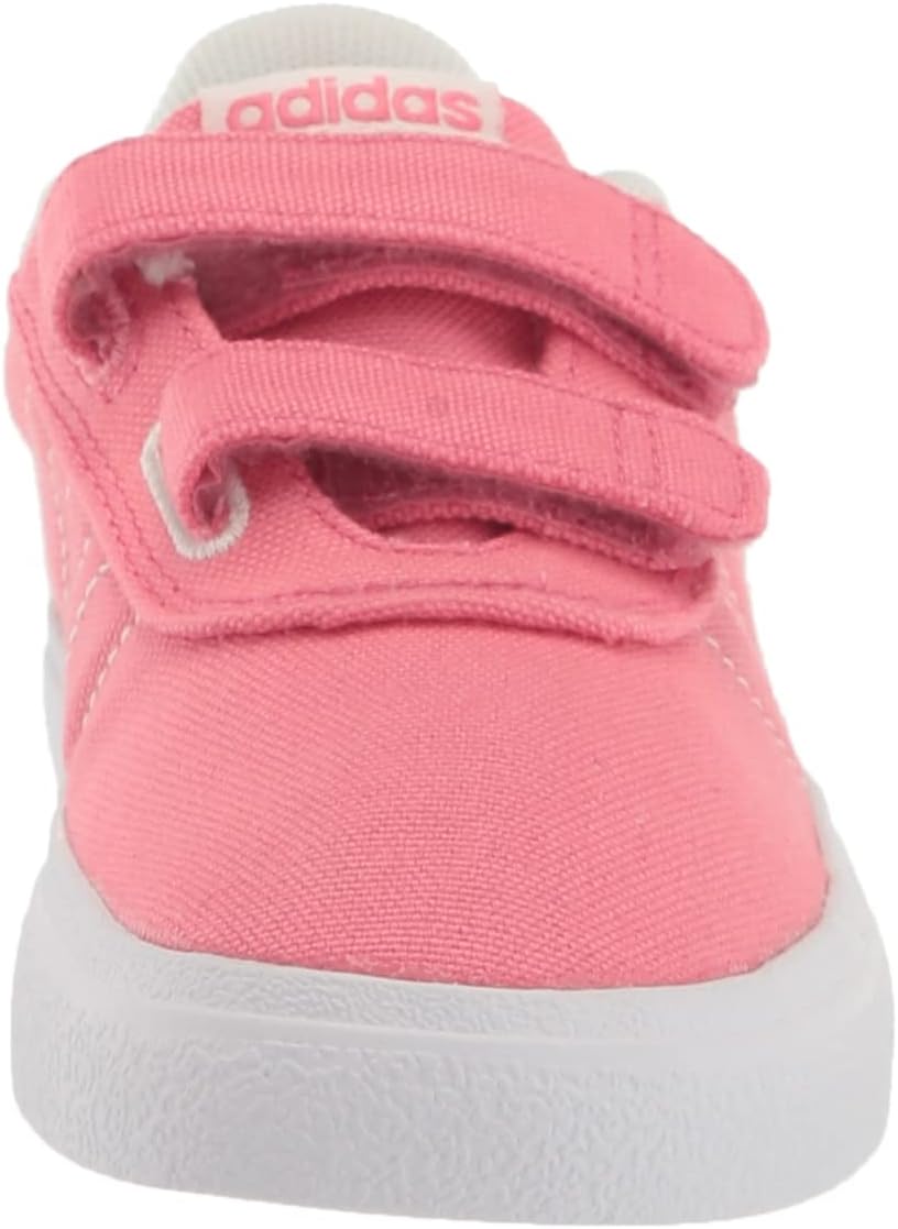 Кроссовки Adidas Vulcraid3r для детей и унисекс, белый/розовый — фото 2