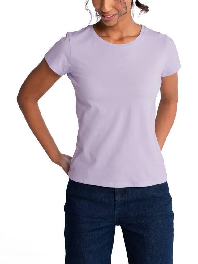

Футболка с круглым вырезом из хлопковой смеси Celtic & Co., Lilac Grey