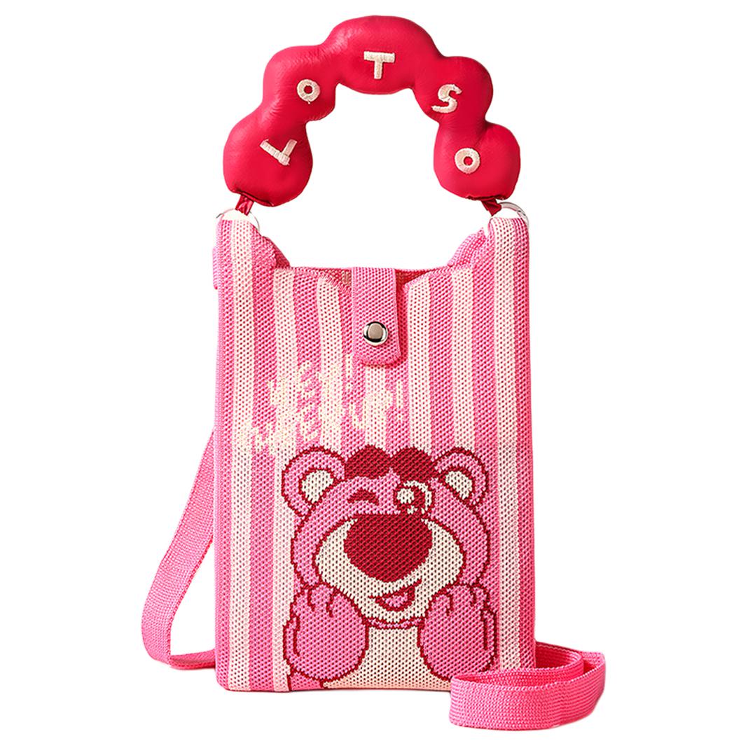 

Disney Полиэстеровая сумка унисекс синяя фиолетовая розовая черная, Lotso