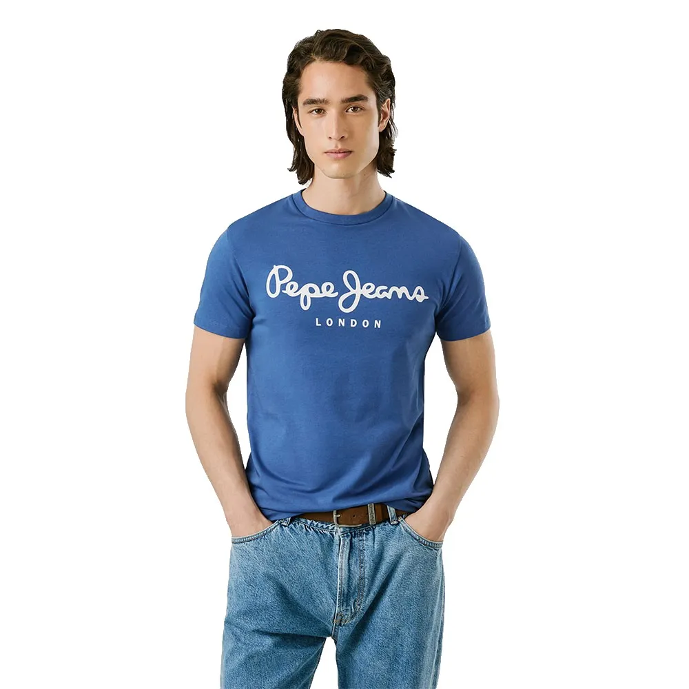

Футболка с коротким рукавом Pepe Jeans Original Stretch N, синий