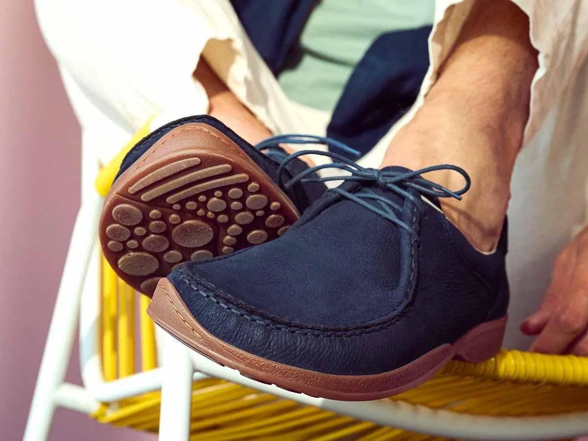 Туфли BÄR | Agnello | Herren | Schnürer | Freizeitschuhe mit 100% Zehenfreiheit | Atmungsaktiv, Blue — фото 2