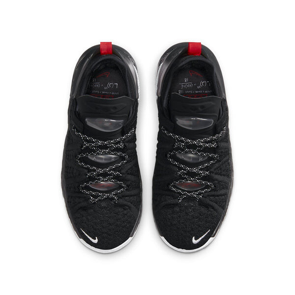 Кроссовки lebron 18 'black university red' Nike, черный — фото 4