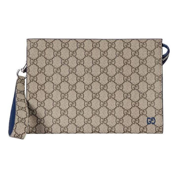 

Сумка pouch with gg detail 'beige ebony supreme' Gucci, бежевый