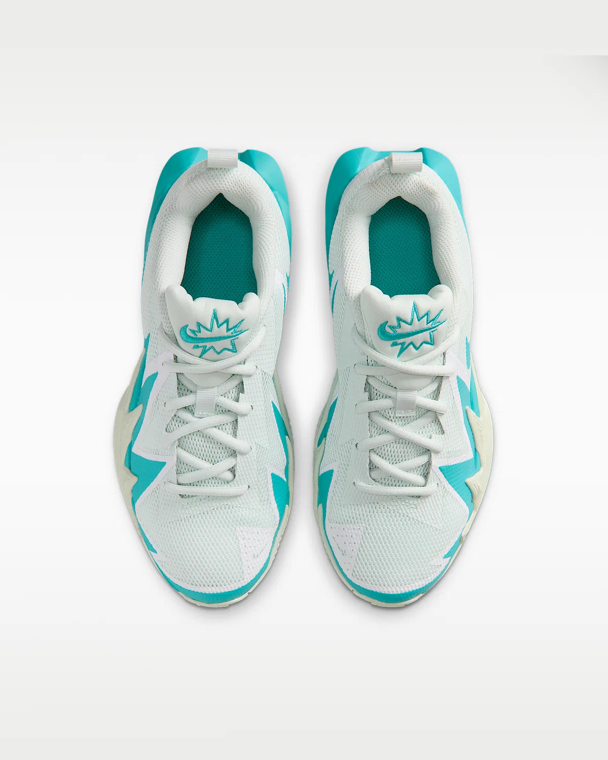 Кроссовки баскетбольные Nike S.T. Dynamite для старших детей, Barely Green/White/Dusty Cactus — фото 4
