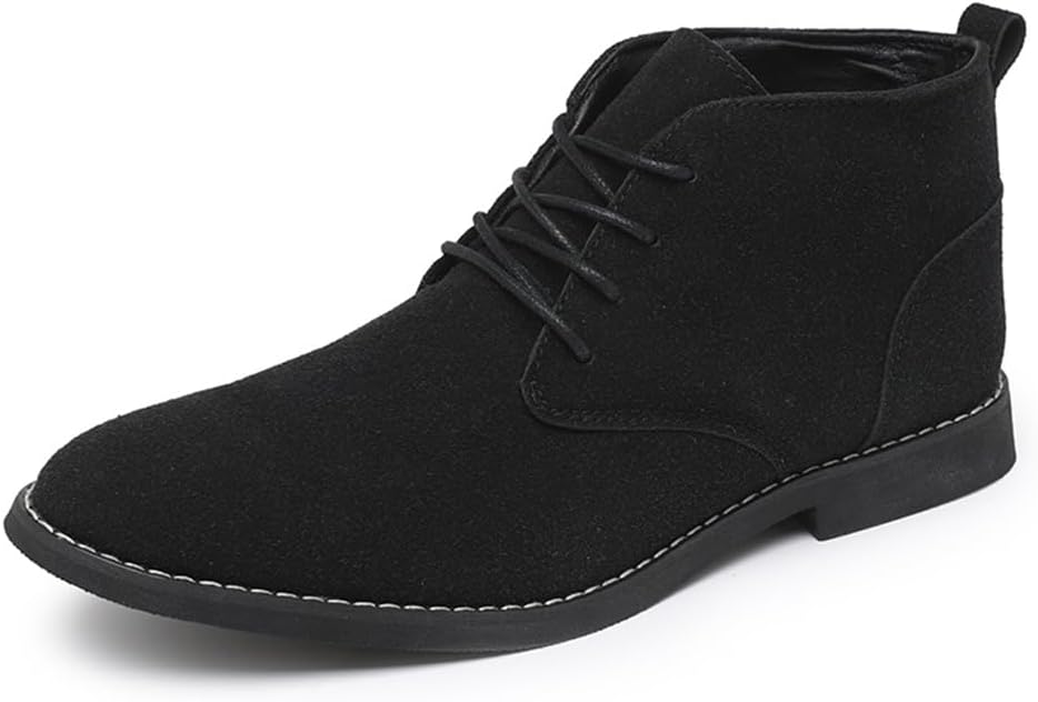 

Мужские ботинки LEADER SHOW Chukka, комфортные, легкие, на шнуровке, повседневные и вечерние ботинки, черный