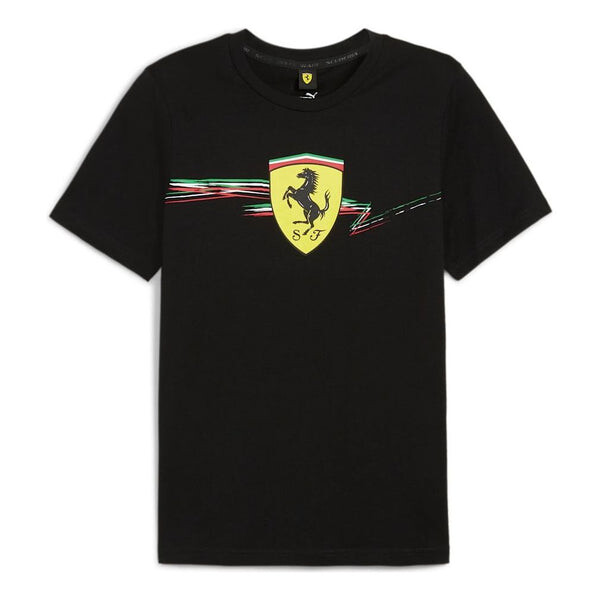 

Футболка scuderia ferrari race big shield t-shirt 'black' Puma, черный