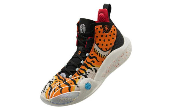 Кроссовки cj1 cj mccollum оранжевый ограниченный Li-Ning, черный — фото 4