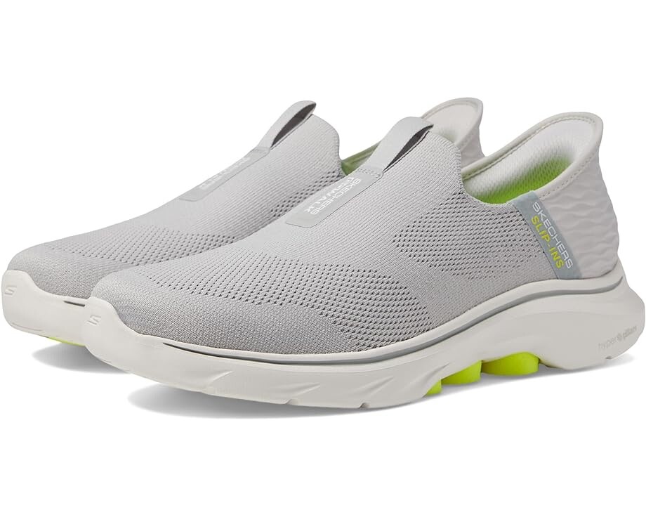 

Кроссовки SKECHERS Performance Go Walk 7 - Easy On 2 Hands Free Slip-Ins, цвет Grey/Yellow, Серый, Кроссовки SKECHERS Performance Go Walk 7 - Easy On 2 Hands Free Slip-Ins, цвет Grey/Yellow