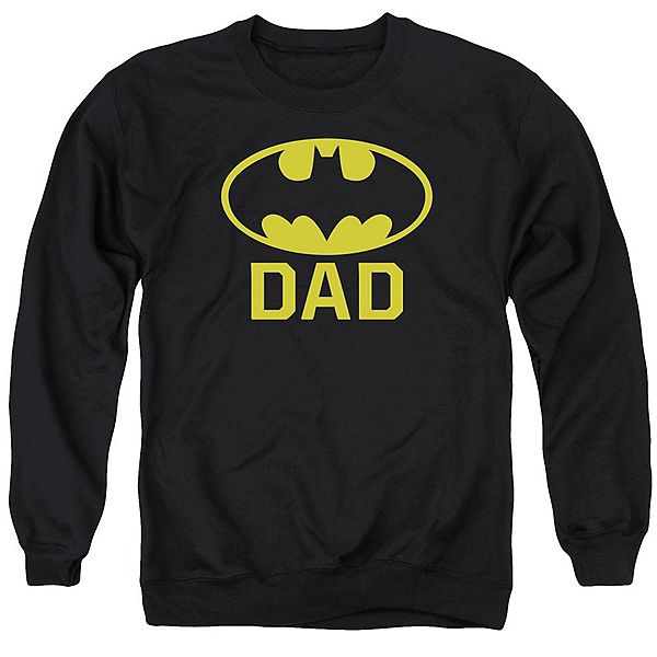 

Толстовка с круглым вырезом для взрослых с изображением Бэтмена и папы Бэтмена Licensed Character