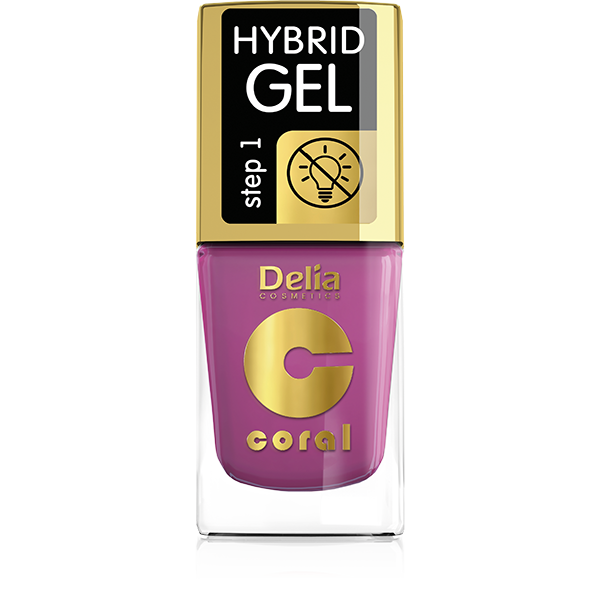 

Гибридный лак для ногтей 21, 11 мл Delia Coral hybrid gel, цвет 21