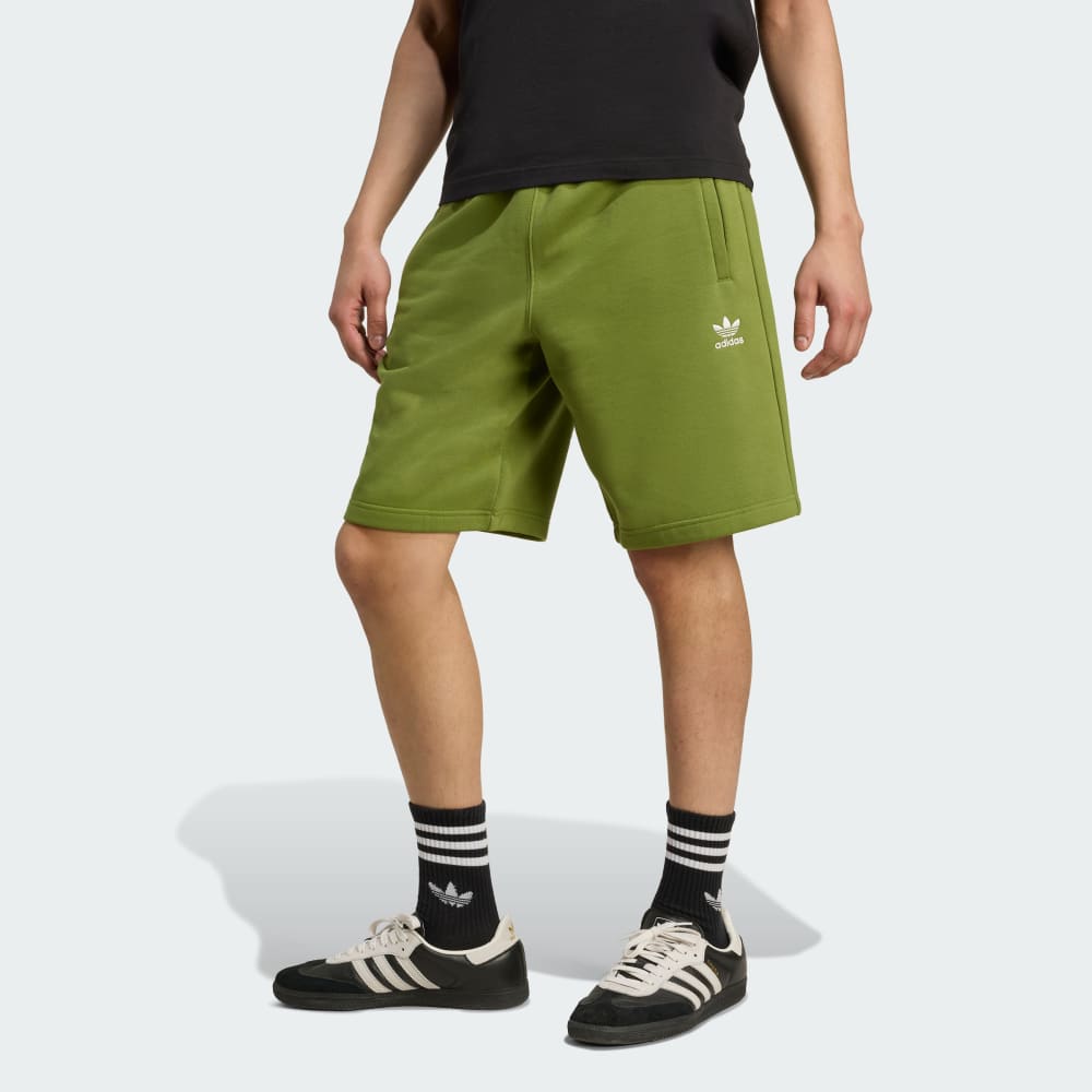 

Шорты Adidas Trefoil Essentials Shorts, цвет Tech Olive