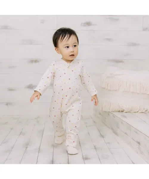 Детский комбинезон на молнии First Closet, клетчатый, белый, 70-80 см