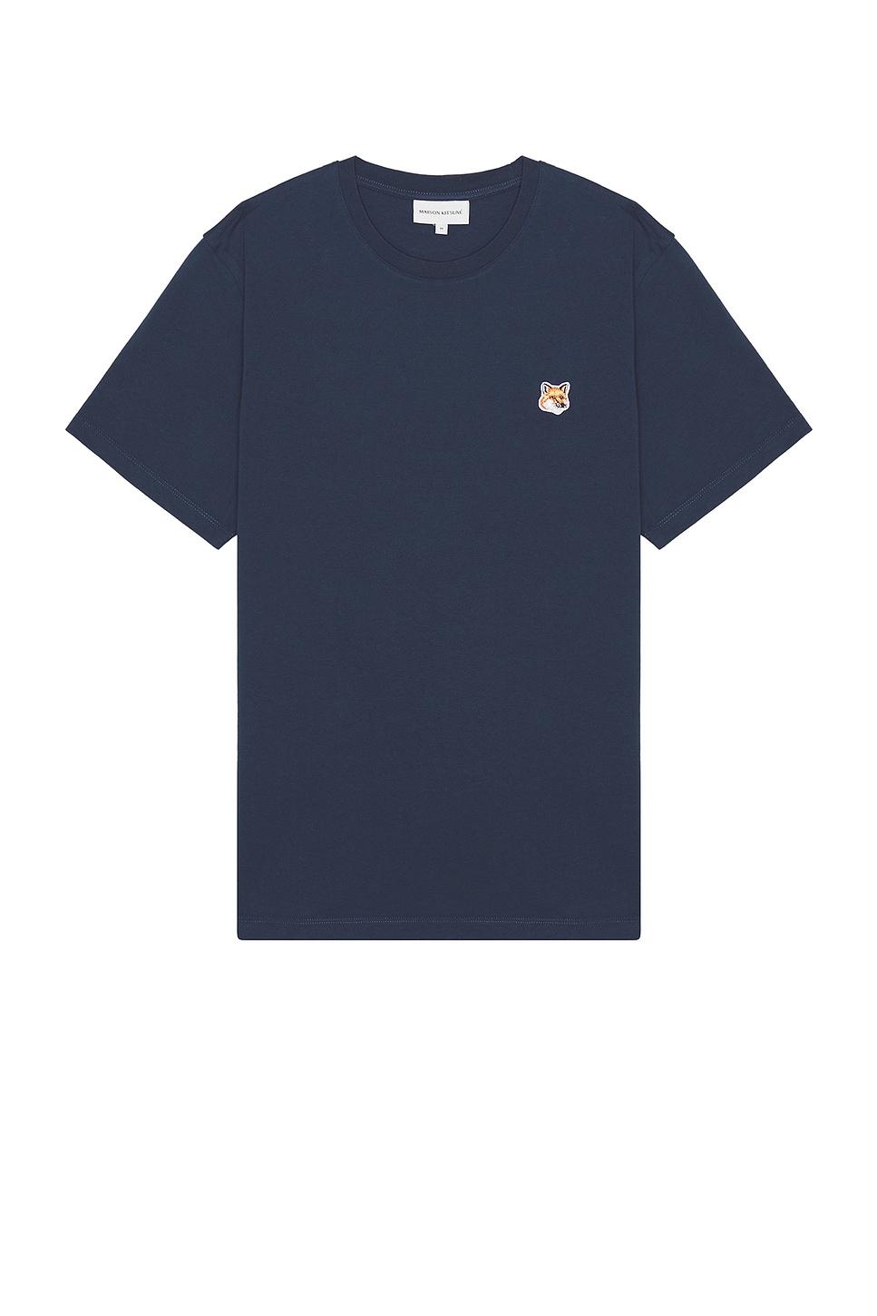 

Футболка с нашивкой в виде головы лисы Maison Kitsune, черный
