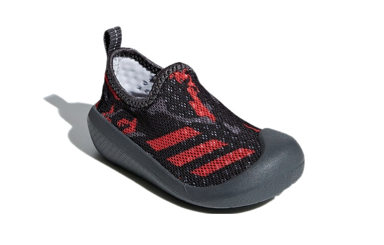 Кроссовки adidas Claumb I Toddler Shoes TD Low-top Black/Red — фото 3