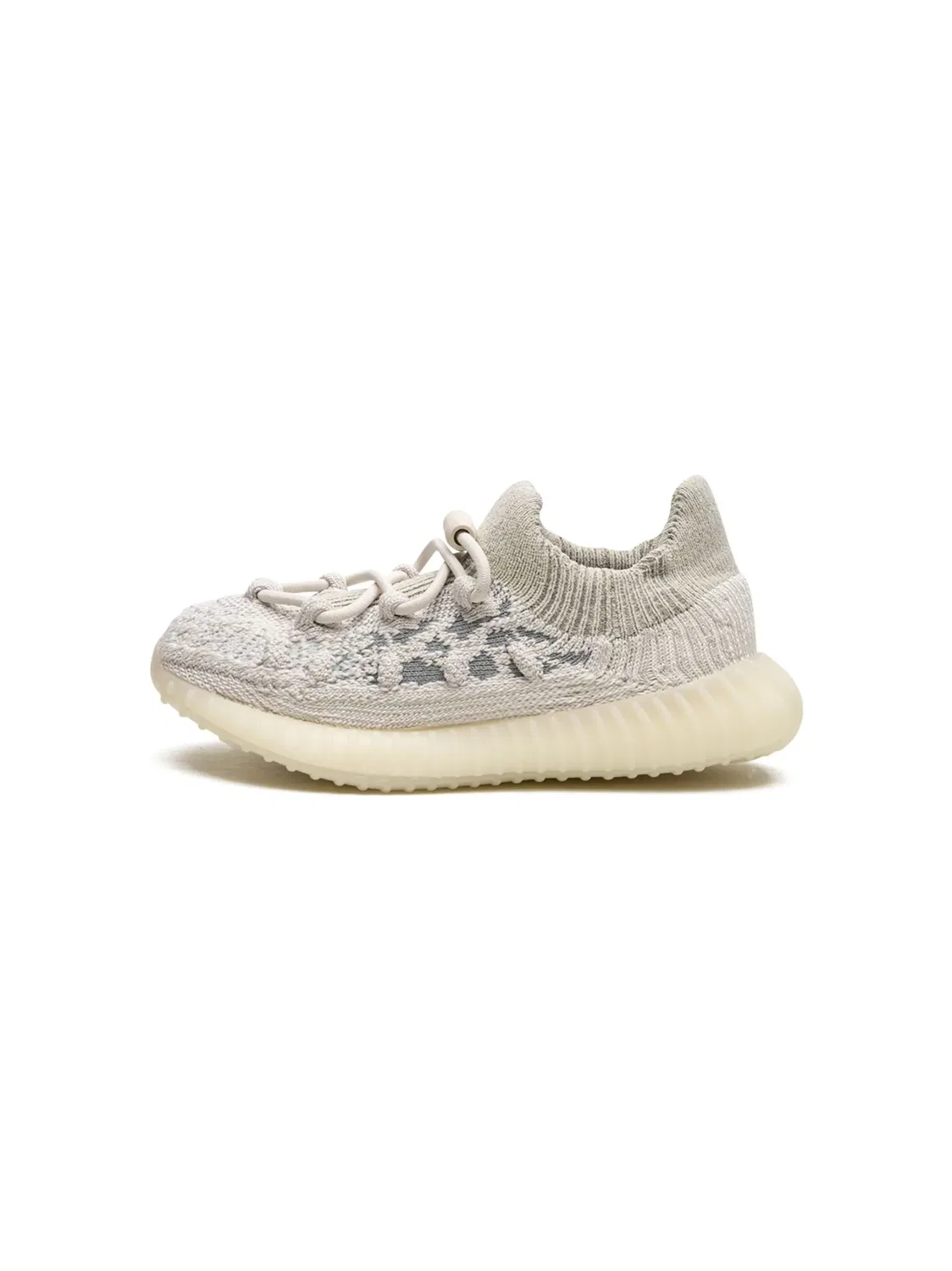 Кроссовки Boost 350 V2 Slate Bone Adidas, светло-серый — фото 4