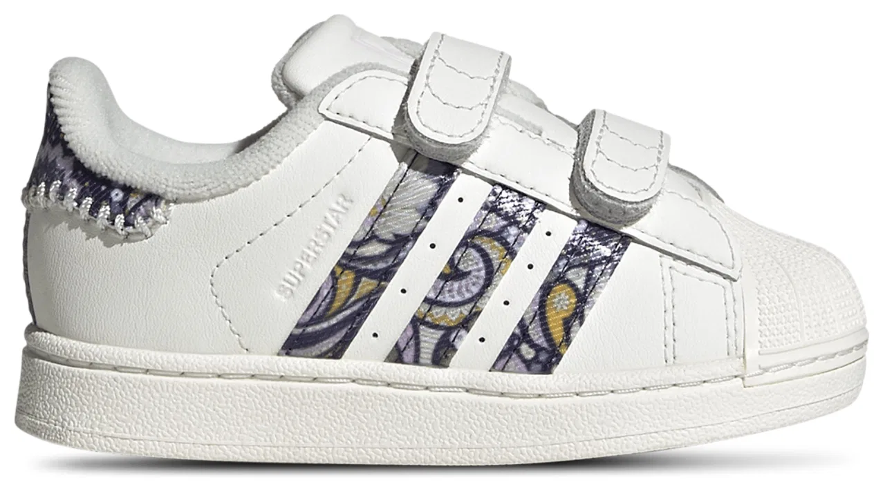 Кроссовки для мальчиков Superstar II Adidas Originals, цвет Gum/Core White/Orchid Fusion