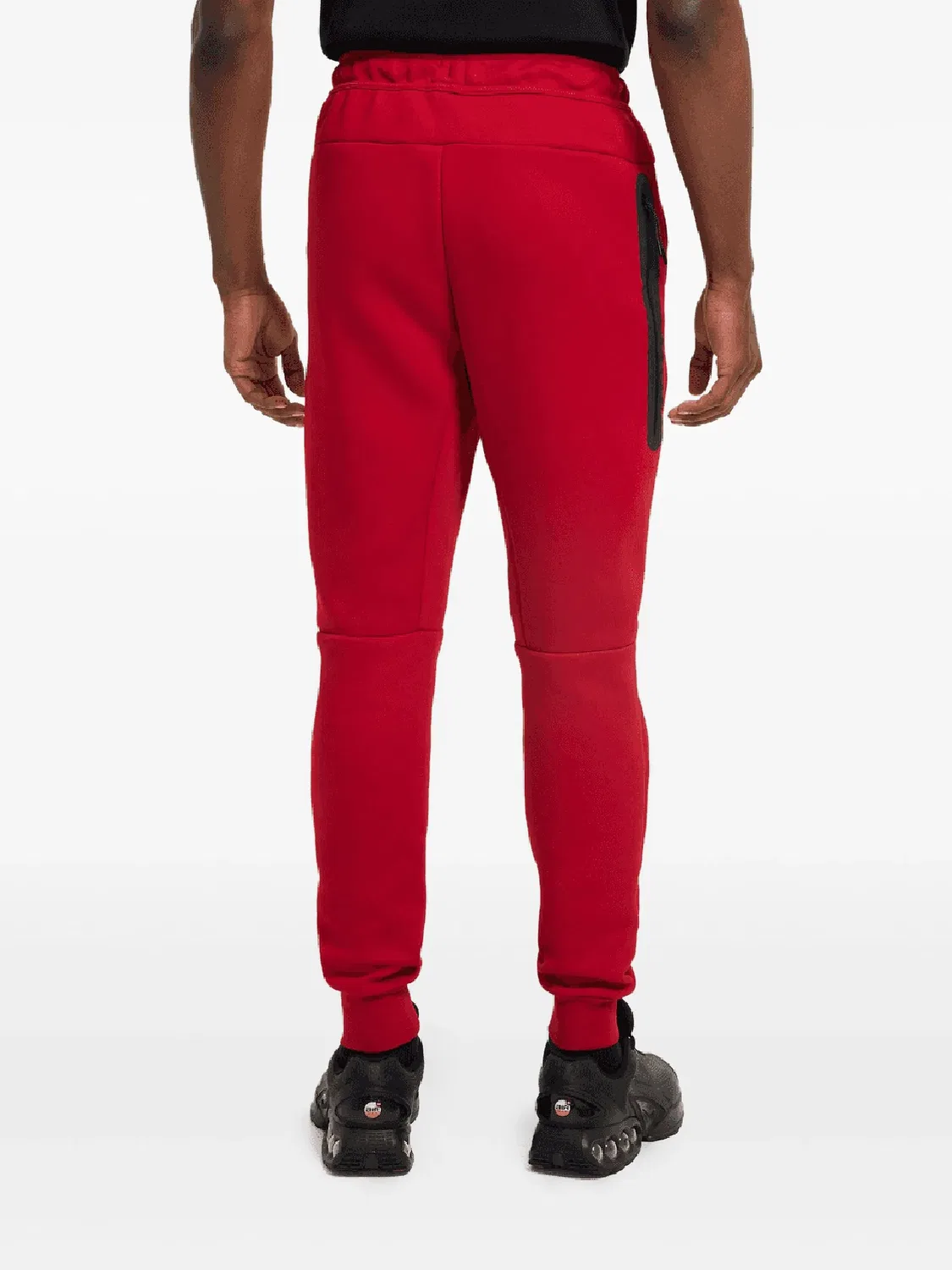 Спортивные брюки Tech Fleece Gym Red/Black Nike, красный — фото 2