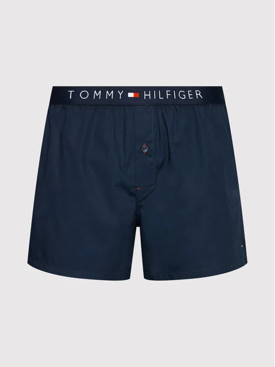 Боксеры Cotton Woven Boxer Icon Tommy Hilfiger, темно-синий — фото 4